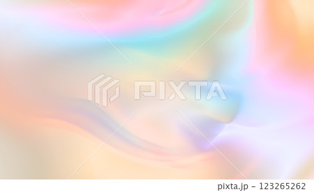A smooth blend of pastel colors creates a tranquil gradient. Soft hues intermingle, evoking feelings of calm and serenity in a minimalist style. 123265262