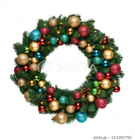 クリスマスリース 123265792