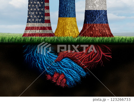US Russia Ukrainian War Concept 123266733