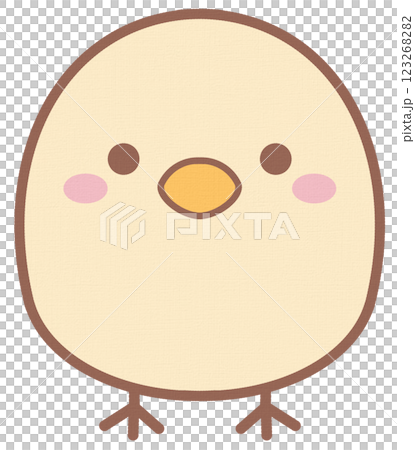 Cute Little yellow Easter Chick Character Cute Little yellow Easter Chick Character 123268282