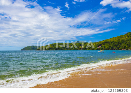 Big tropical island Ilha Grande Praia de Palmas beach Brazil. Big tropical island Ilha Grande Praia de Palmas beach Brazil. 123269898