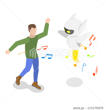3D Isometric Flat Vector Illustration of Artificial Intelligence Assistant, Technologies for Enhanced Efficiency and Innovation. Item 3 3D Isometric Flat Vector Illustration of Artificial Intelligence Assistant, Technologies for Enhanced Efficiency and Innovation. Item 3 123276970