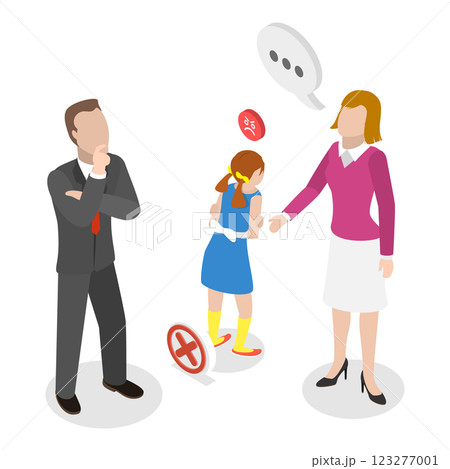 3D Isometric Flat Vector Illustration of Kids...のイラスト素材 [123277001] - PIXTA