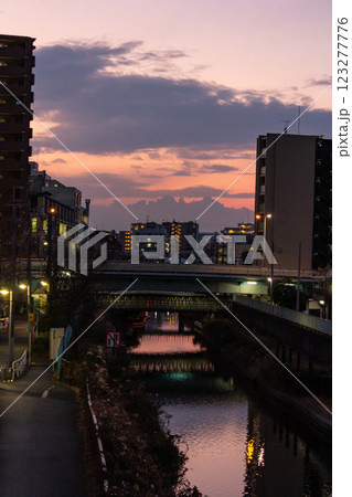 亀戸の夕暮れ 亀戸の夕暮れ 123277776
