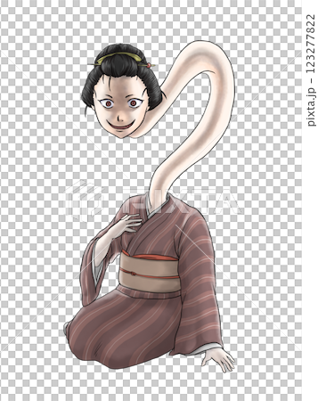 ろくろ首のイラスト素材 [123277822] - PIXTA