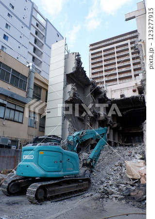 ビル解体 123277915