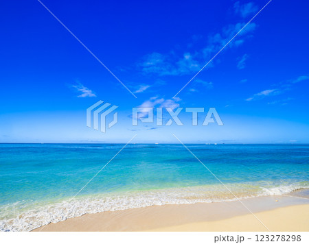 夏・海・ビーチイメージ ハワイ 夏・海・ビーチイメージ ハワイ 123278298