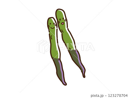 いんげん キャラクター ゆるかわ いんげん キャラクター ゆるかわ 123278704