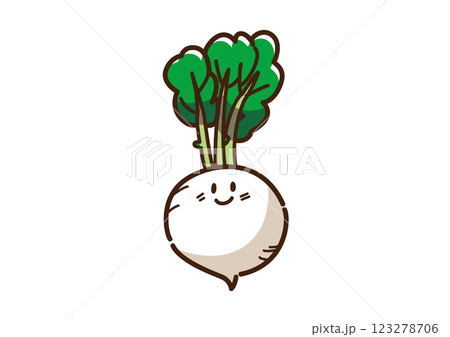 かぶ　キャラクター　ゆるかわ 123278706