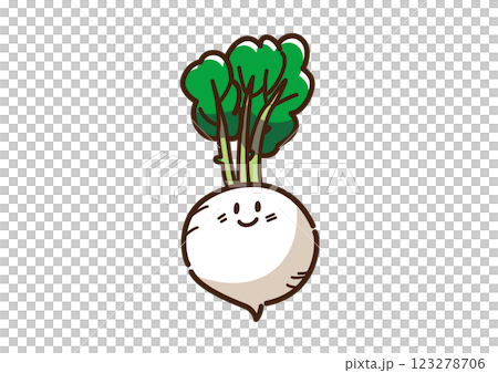 かぶ　キャラクター　ゆるかわ 123278706