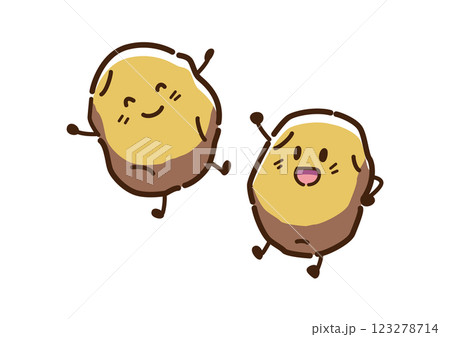 じゃがいも キャラクター ゆるかわ じゃがいも キャラクター ゆるかわ 123278714