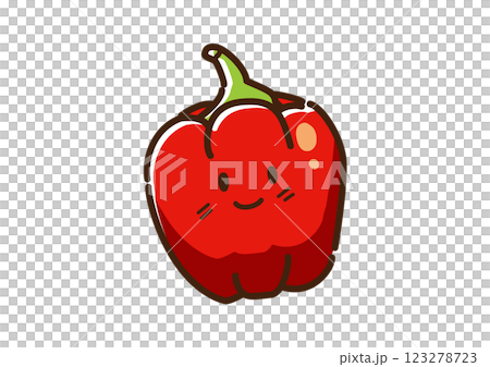 辣椒人物可愛 123278723