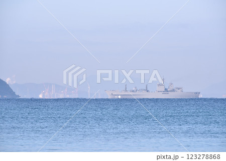 プライベートビーチにて 123278868