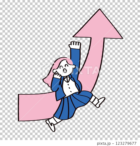 成長した学生のイラスト 成長した学生のイラスト 123279677