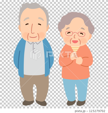 シニア夫婦　高齢者　後期高齢者 123279702