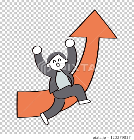 Illustration of a grown-up working person 123279837