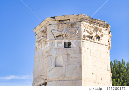 ギリシャ古代遺跡・古代アゴラの美しい景観 ギリシャ古代遺跡・古代アゴラの美しい景観 123280171