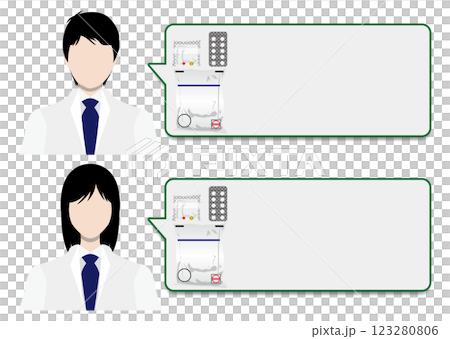 薬剤師とコメント 123280806