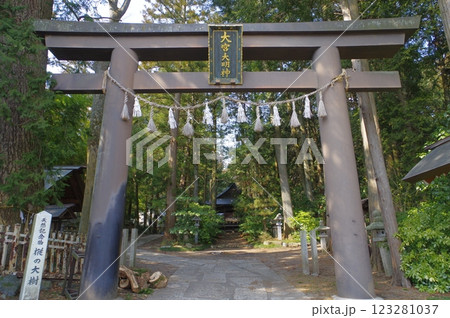 信州 松本の神社 大宮熱田神社 梓川の神を祀る 室町時代建造の本殿は国重要文化財 信州 松本の神社 大宮熱田神社 梓川の神を祀る 室町時代建造の本殿は国重要文化財 123281037