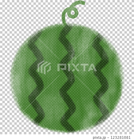 Simple watermelon illustration 123281081