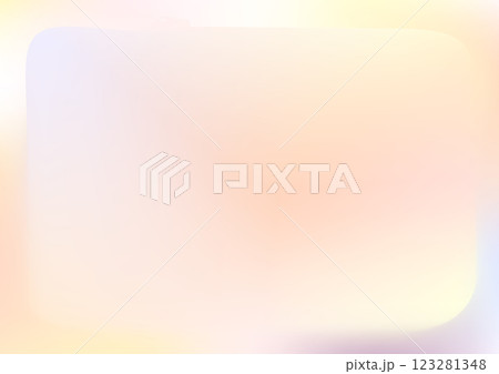 抽象的で柔らかい光のグラデーションフレーム背景 123281348
