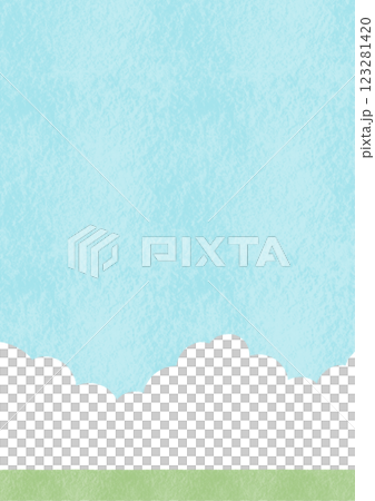 A simple and cute illustration of a cumulonimbus cloud A simple and cute illustration of a cumulonimbus cloud 123281420