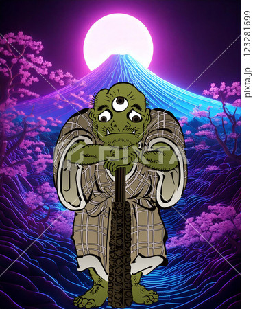 三つ目妖怪 123281699