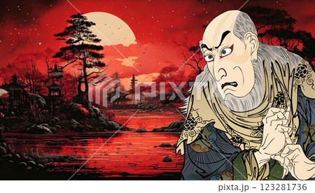 祈っている武士 祈っている武士 123281736