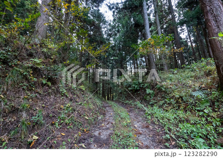 歴史的な古道「塩の道」とその周辺 歴史的な古道「塩の道」とその周辺 123282290