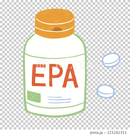 EPAのサプリメント 123282351