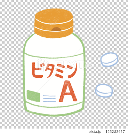 ビタミンAのサプリメント 123282457