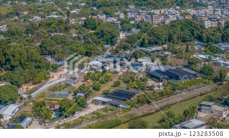 Tai Po Village Traditional Heritage Scenic Countryside Hong Kong Jan 30 2025 123283508
