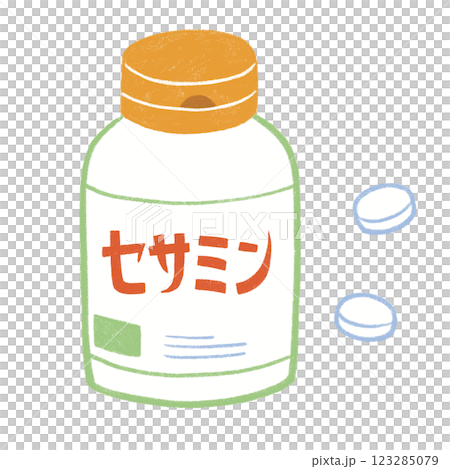 芝麻素補充劑 芝麻素補充劑 123285079