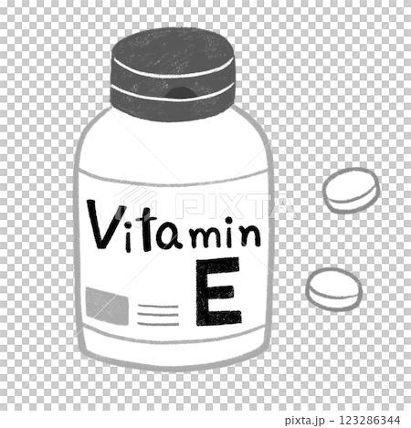 Vitamin E Supplement 123286344