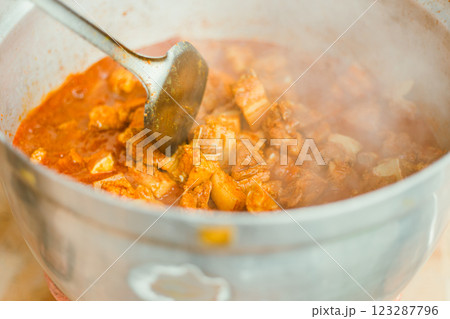 "Hunglei Curry, Kaeng hang le" is popular red curry in Northern Thailand "Hunglei Curry, Kaeng hang le" is popular red curry in Northern Thailand 123287796