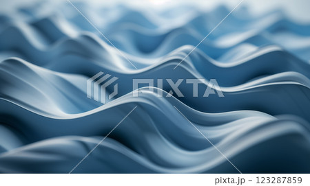 Abstract wavy pattern resembling a tranquil sea. 123287859