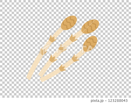 山菜の、つくしのイラスト 山菜の、つくしのイラスト 123288043