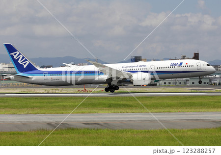 ANA B787-10伊丹逆アブローチ 123288257