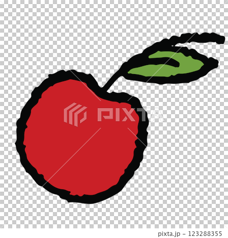 Hand drawn crayon illustration of red apple for fruit, breakfast, light lunch, cafe, restaurant, menu, recipe, smoothie, juice drink vegan, brooch, grocery shopping, supermarket, mart, icon, logo Hand drawn crayon illustration of red apple for fruit, breakfast, light lunch, cafe, restaurant, menu, recipe, smoothie, juice drink vegan, brooch, grocery shopping, supermarket, mart, icon, logo 123288355