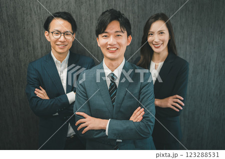 3人のビジネスパーソン 123288531