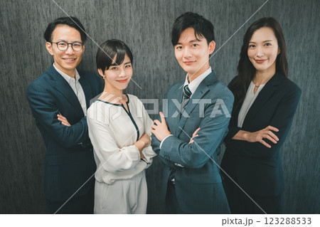 優れたビジネスチーム 123288533