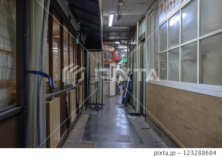 Narrow Corridor in a Traditional Japanese Market Setting Kichijo ji Dec 4 2024 Narrow Corridor in a Traditional Japanese Market Setting Kichijo ji Dec 4 2024 123288684