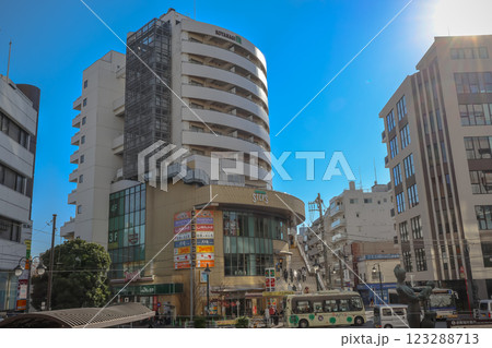 City Square With People and Modern Buildings Kokubunj i Dec 4 2024 123288713
