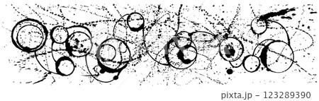 宇宙　太陽系惑星　手書きイラスト 123289390