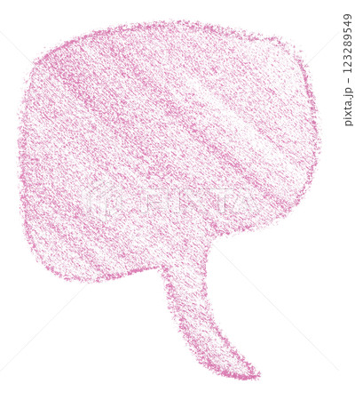 Separate pink speech bubbles on transparent background Separate pink speech bubbles on transparent background 123289549
