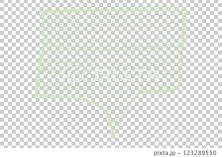 Separate green speech bubble on transparent background Separate green speech bubble on transparent background 123289550
