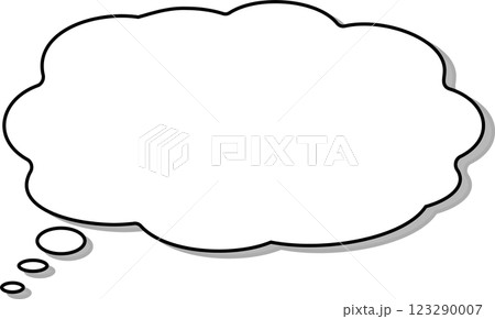 アニメの吹き出し 影付き アニメの吹き出し 影付き 123290007