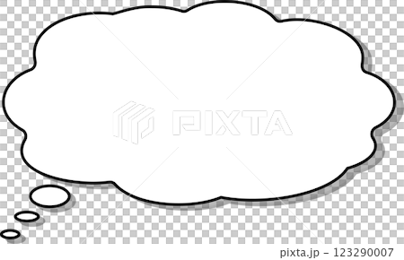 アニメの吹き出し 影付き アニメの吹き出し 影付き 123290007