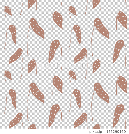 Seamless tropical begonia leaves pattern. Hand painted jungle leaf wallpaper, wrapping paper, fabric design. Mocha mousse leaves on white background Seamless tropical begonia leaves pattern. Hand painted jungle leaf wallpaper, wrapping paper, fabric design. Mocha mousse leaves on white background 123290160