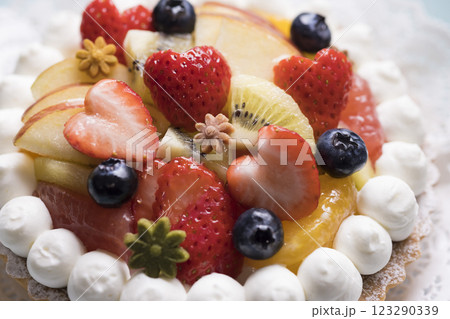 米粉のフルーツタルト 123290339